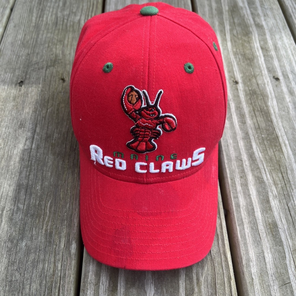 Maine Red Claws Adidas cotton Strapback Baseball Hat Cap Adjustable